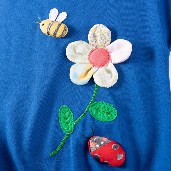 Toddler & Kids Bee and Flower Sweatshirt with Pink Leggings Outfit - Yarafly