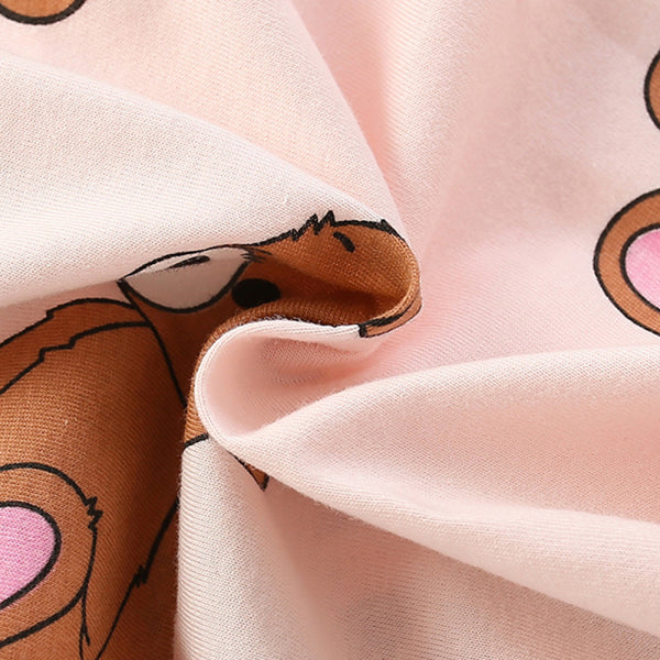 Girls Toddler & Kid Pink Bear Buddy Pajama Set - Yarafly