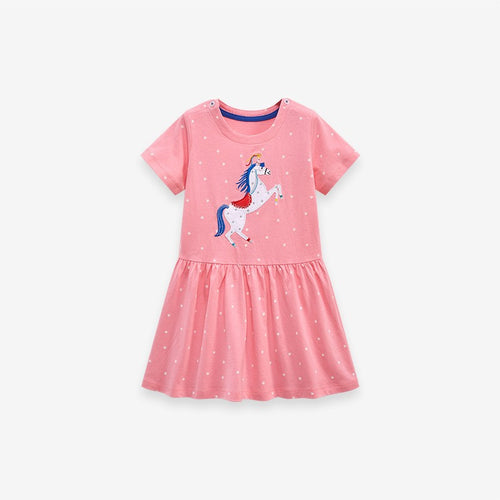 Toddlers & Kids Unicorn Starry Dreams Dress - Yarafly