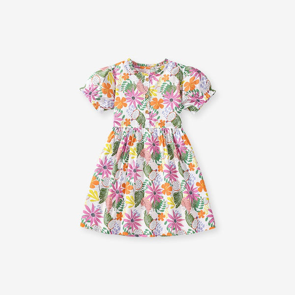 Toddlers & Kids Tropical Paradise Dress - Yarafly