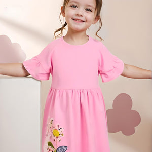 Toddlers & Kids Bunny Flutter Dress - Yarafly