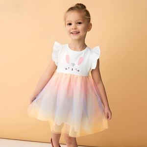 Toddlers & Kids Enchanted Bunny Dress - Yarafly