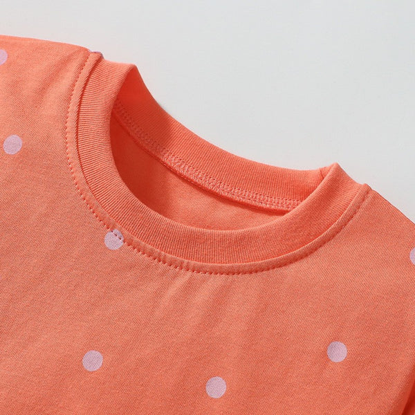 Toddlers & Kids Strawberry Polka Dot Dress - Yarafly
