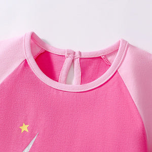 Toddlers & Kids Magical Unicorn Raglan Dress - Yarafly