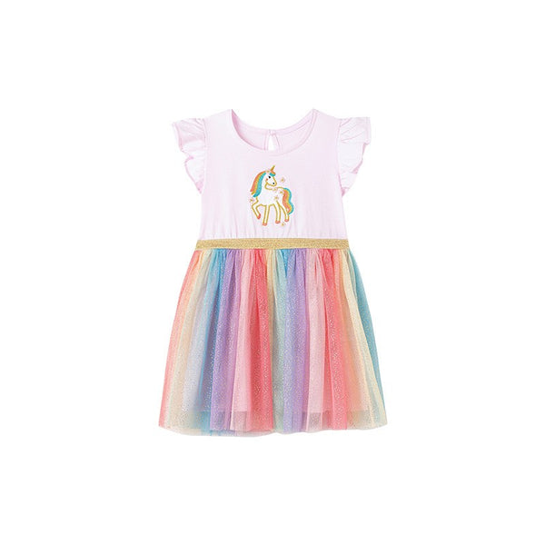 Toddlers & Kids Fantastical Unicorn Dress - Yarafly
