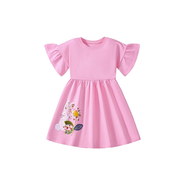 Toddlers & Kids Bunny Flutter Dress - Yarafly