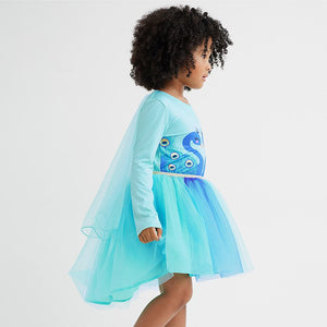 Toddlers & Kids Peacock Princess Dress - Yarafly