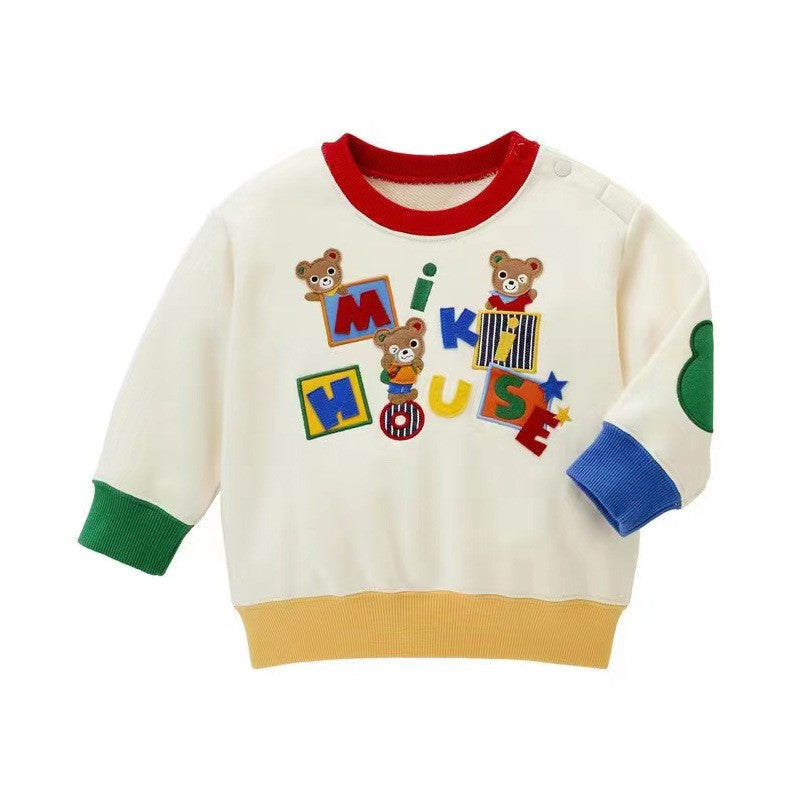 Boy and Girl Adorable Teddy Bear Sweatshirt for Baby, Toddler & Kids - Yarafly