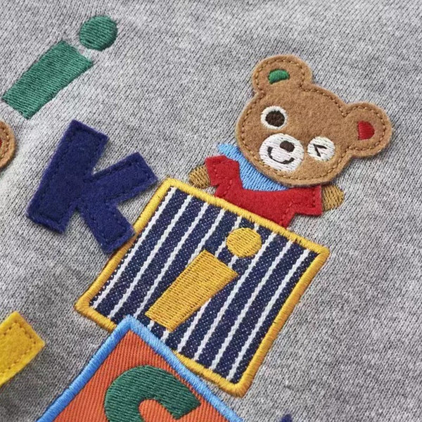 Boy and Girl Adorable Teddy Bear Sweatshirt for Baby, Toddler & Kids - Yarafly