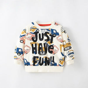 Toddler & Kids "Just Have Fun" Graphic Sweatshirt - Yarafly