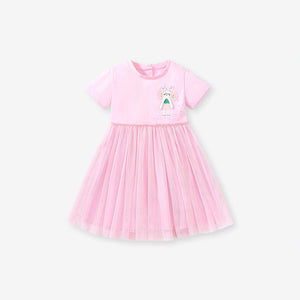 Toddlers & Kids Pink Tulle Dress - Yarafly