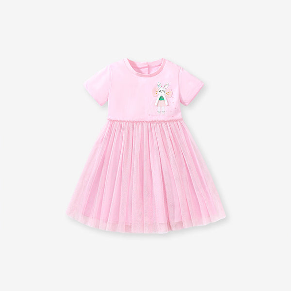 Toddlers & Kids Pink Tulle Dress - Yarafly