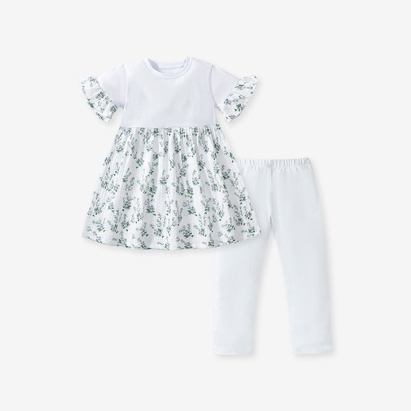 Toddlers & Kids Floral Ruffle Dress - Yarafly
