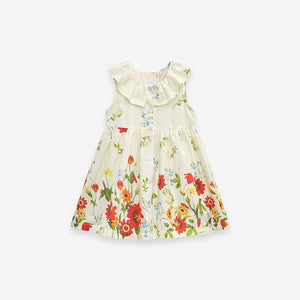 Toddlers & Kids Garden Ruffle Collar Dress - Yarafly