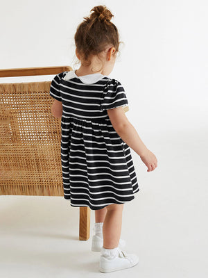 Toddlers & Kids Classic Striped Dress - Yarafly