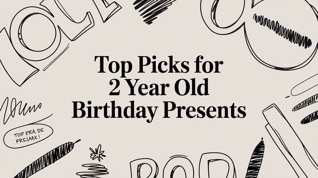Top Picks for 2 year old birthday presents