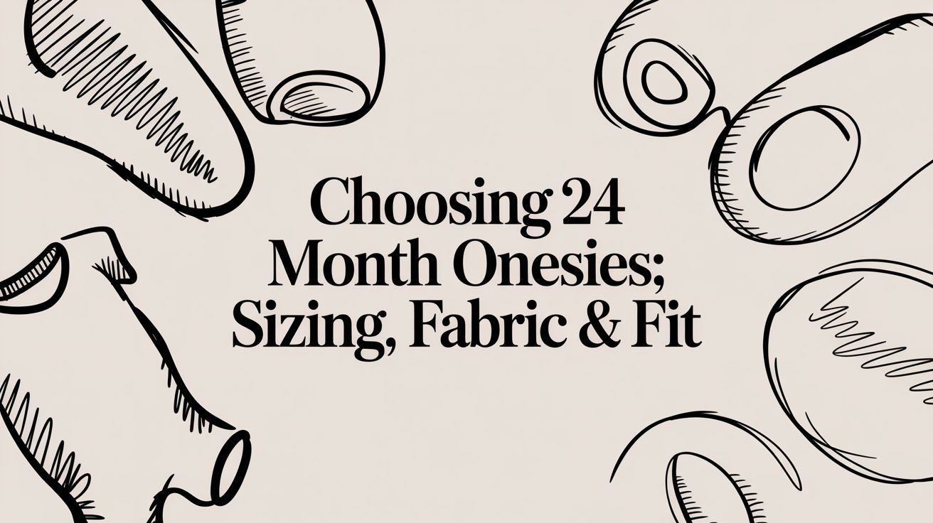 Choosing 24 month onesies: sizing, fabric & fit