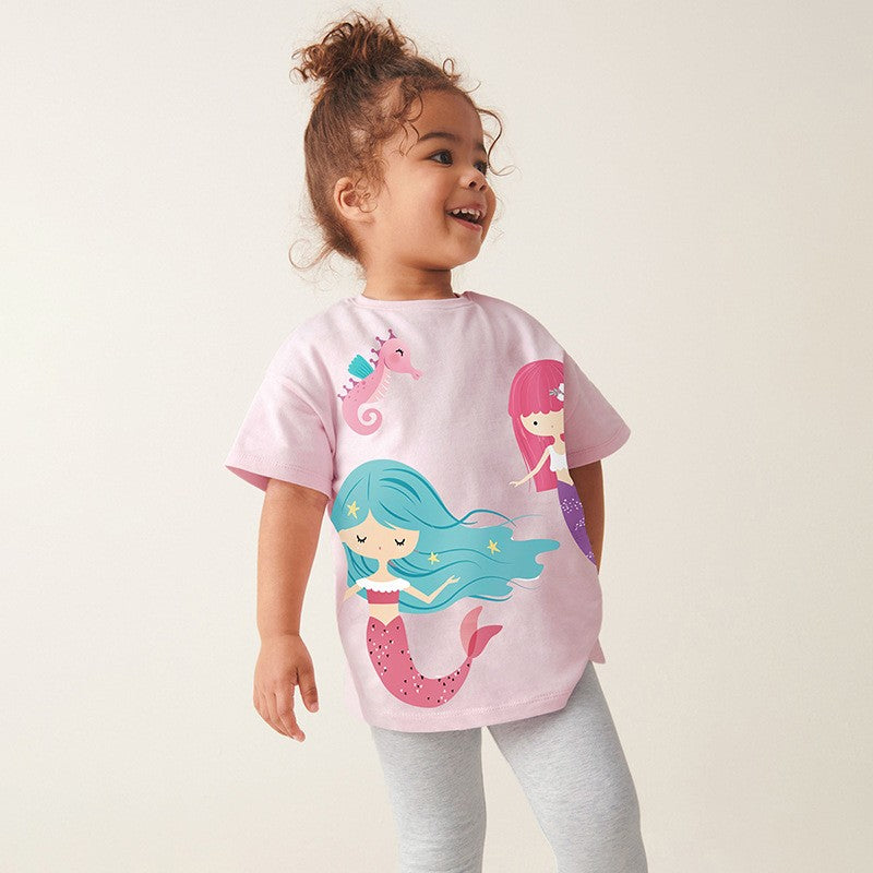 toddler girl mermaid magic outfit set Yarafly 2T-7T