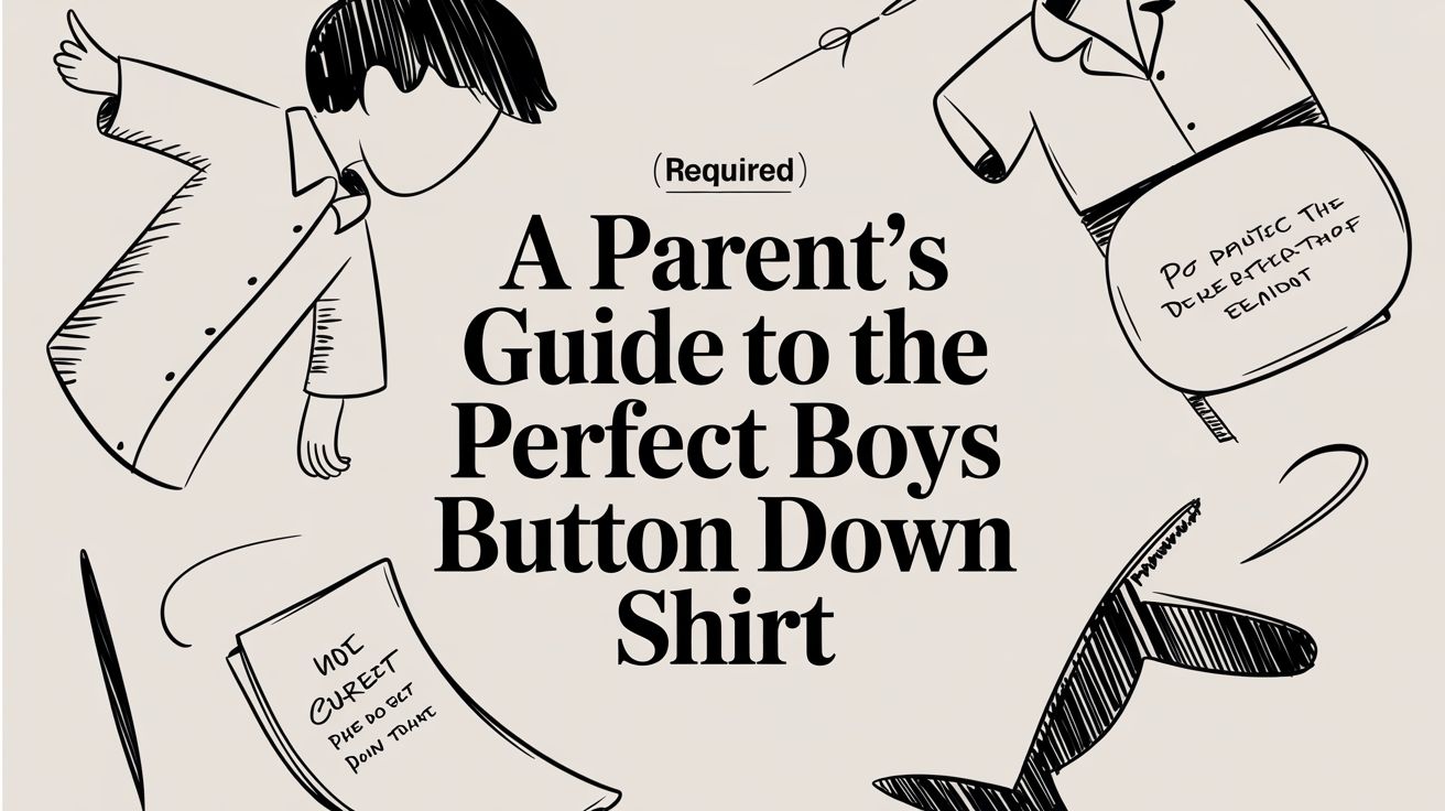 A Parent's Guide to the Perfect Boys Button Down Shirt