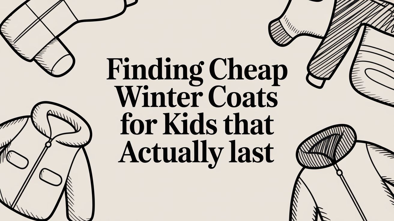 Finding Cheap Winter Coats for Kids That Actually Last