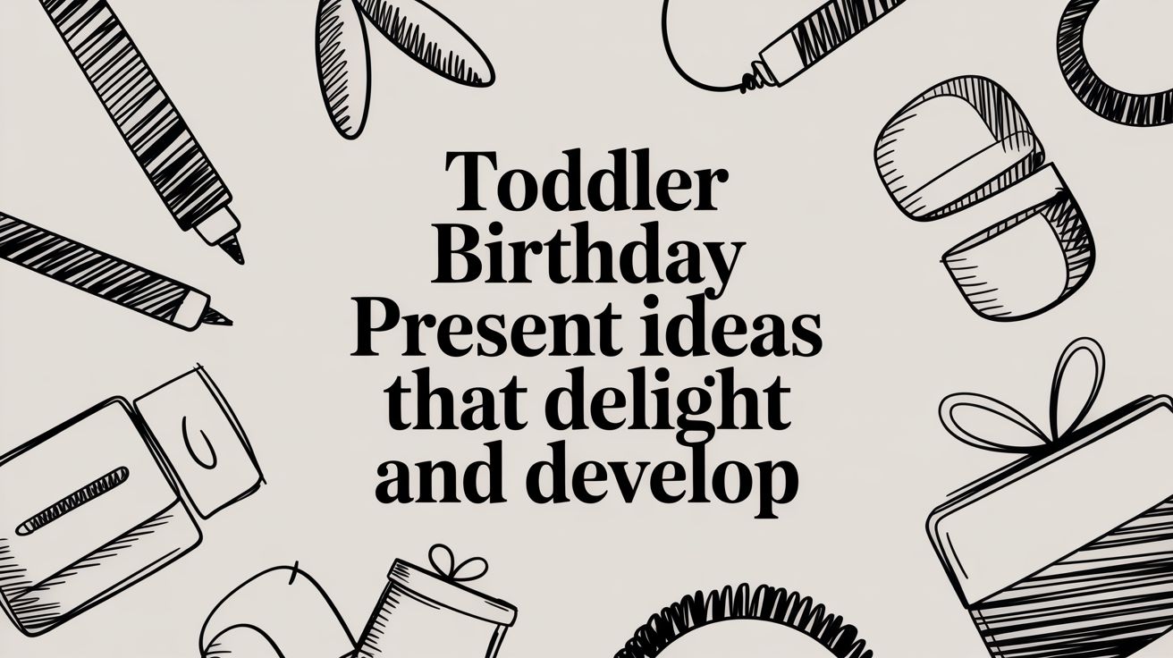 Toddler Birthday Present Ideas That Delight and Develop