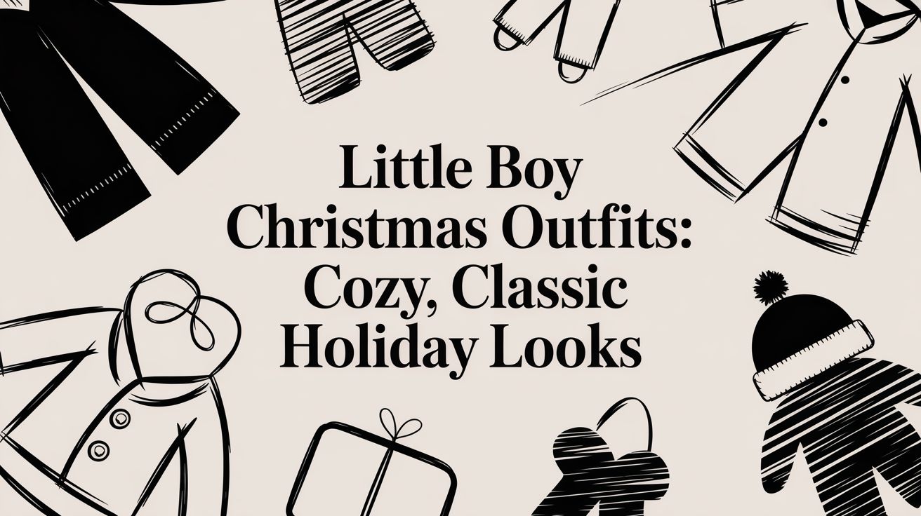 little boy christmas outfits: Cozy, Classic Holiday Looks