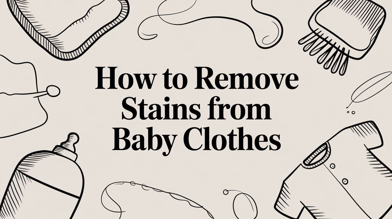 How to Remove Stains from Baby Clothes