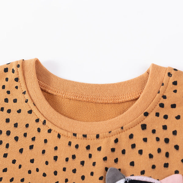 Little Maven European and American style girls sweatshirt autumn cartoon children s top patch embroidery girl sweatshirt image 2