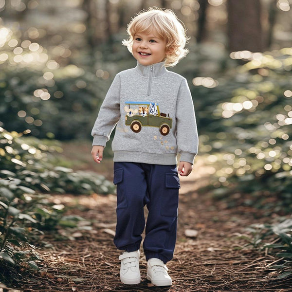 kids Safari Sweatshirt set
