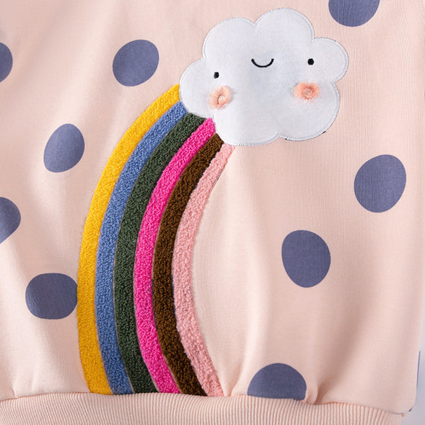 Cross border supply of girls suits wholesale new autumn styles for small and medium sized children s clothing European and American cute plush children s suits image 3