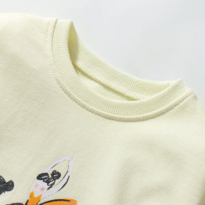Little maven factory direct supply girls sweatshirt suit autumn cute children s clothing European and American cartoon children s suit image 2