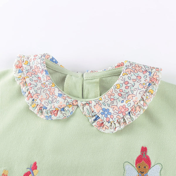 Little maven source factory children s clothing wholesale autumn girls suit European and American style cute children s suit image 2