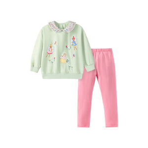 Little maven source factory children s clothing wholesale autumn girls suit European and American style cute children s suit image 5