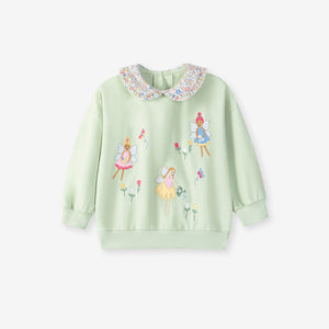Toddler & Kids Fairy Floral Top & Pink Leggings Outfit
