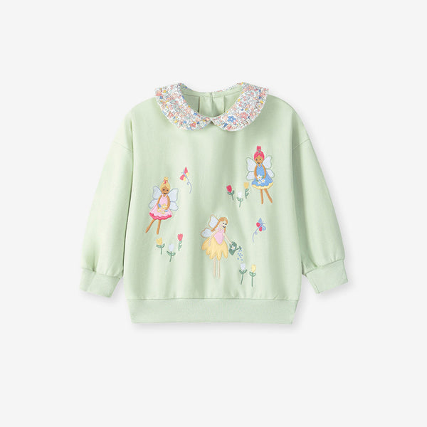 Toddler & Kids Fairy Floral Top & Pink Leggings Outfit