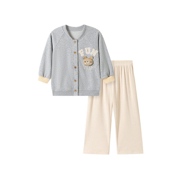 Little maven European and American cross border girls suits cute three dimensional decorative children s clothing trendy children s suits wholesale image 5