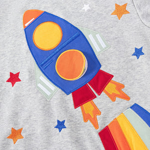 kids Rocket print Sweatshirt set