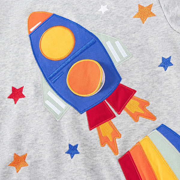 kids Rocket print Sweatshirt set