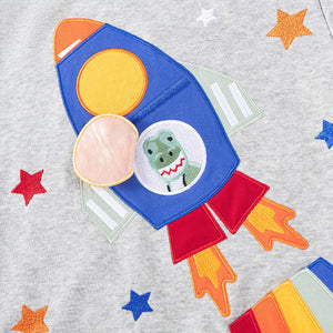 kids Rocket print Sweatshirt set