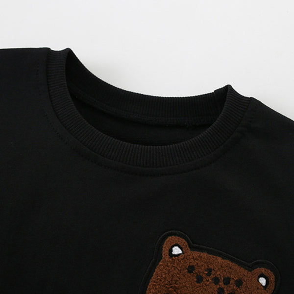 Cross border malewee boys sweatshirt autumn and winter new European and American small children s round neck long sleeve trendy children s autumn casual tops image 2