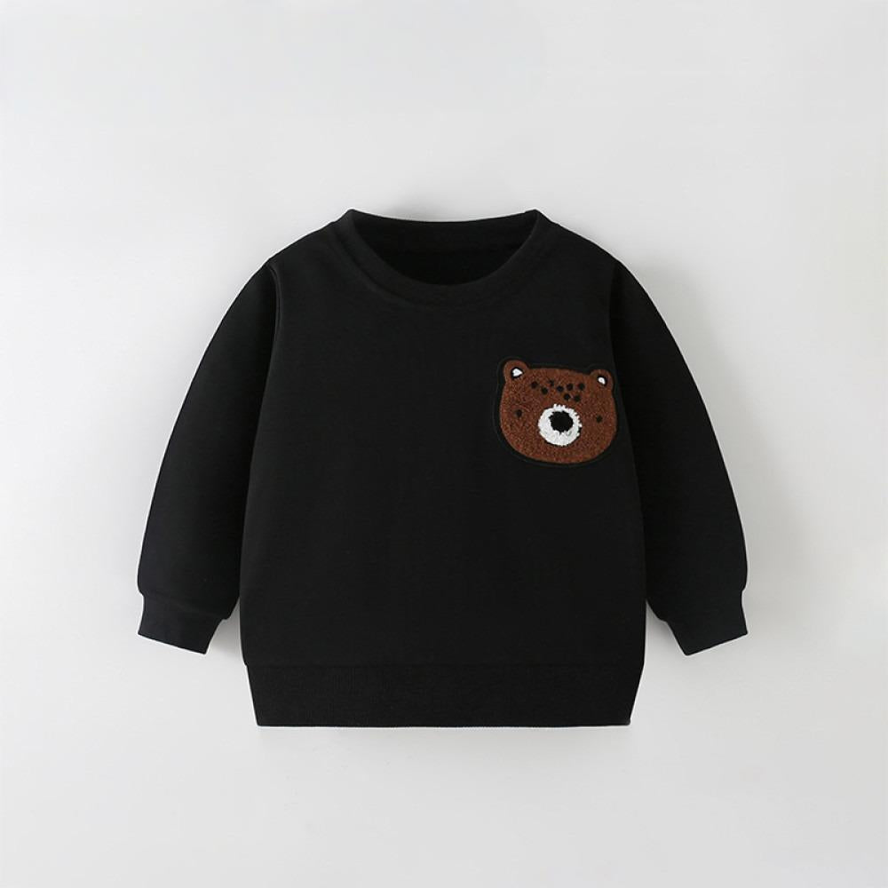 Toddlers & Kids Black Bear Buddy Sweatshirt for Boys & Girls