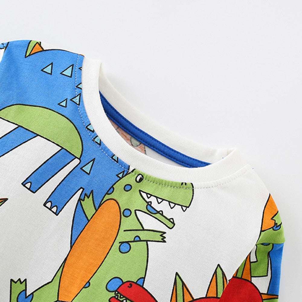 colourful dinosaur Pajama Set
