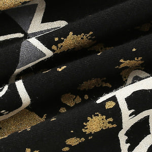 Black Dinosaur Print Pajama Set