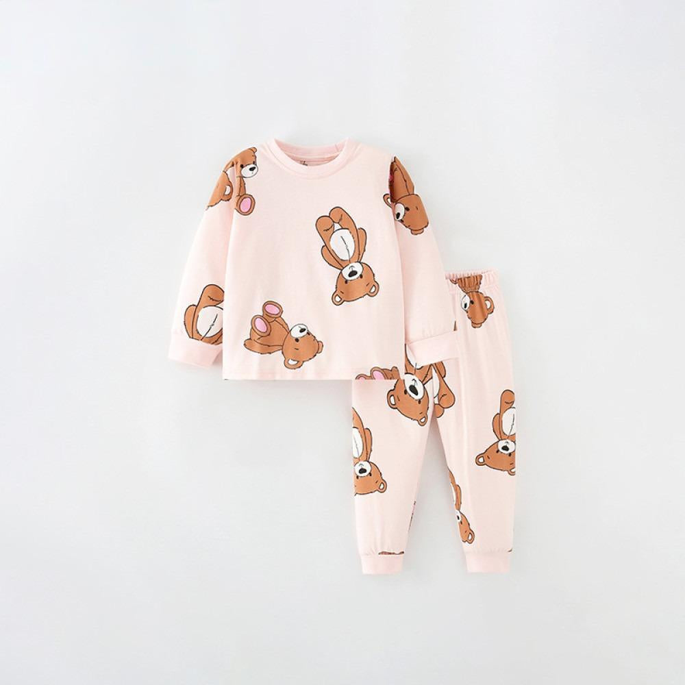 Baby Girl Bear Buddy Pajama Set