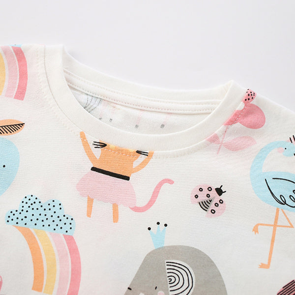 Malwee girls suit autumn and winter new European and American small children s casual little girl Western style children s clothing home clothes image 2