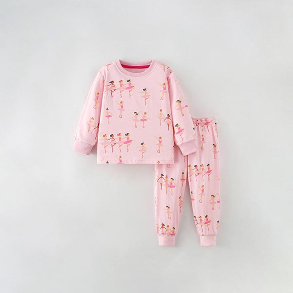 kids Ballerina Pink Pajama Set