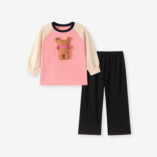 Little maven cross border European and American style girl suit cartoon cute children suit autumn baby children s clothing image 21