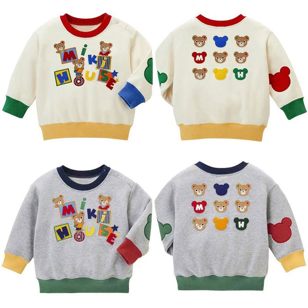 Boy and Girl Adorable Teddy Bear Sweatshirt for Baby, Toddler & Kids