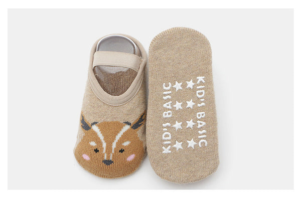 Adorable Animal Face Non-Slip Baby & Toddler Sock Shoes