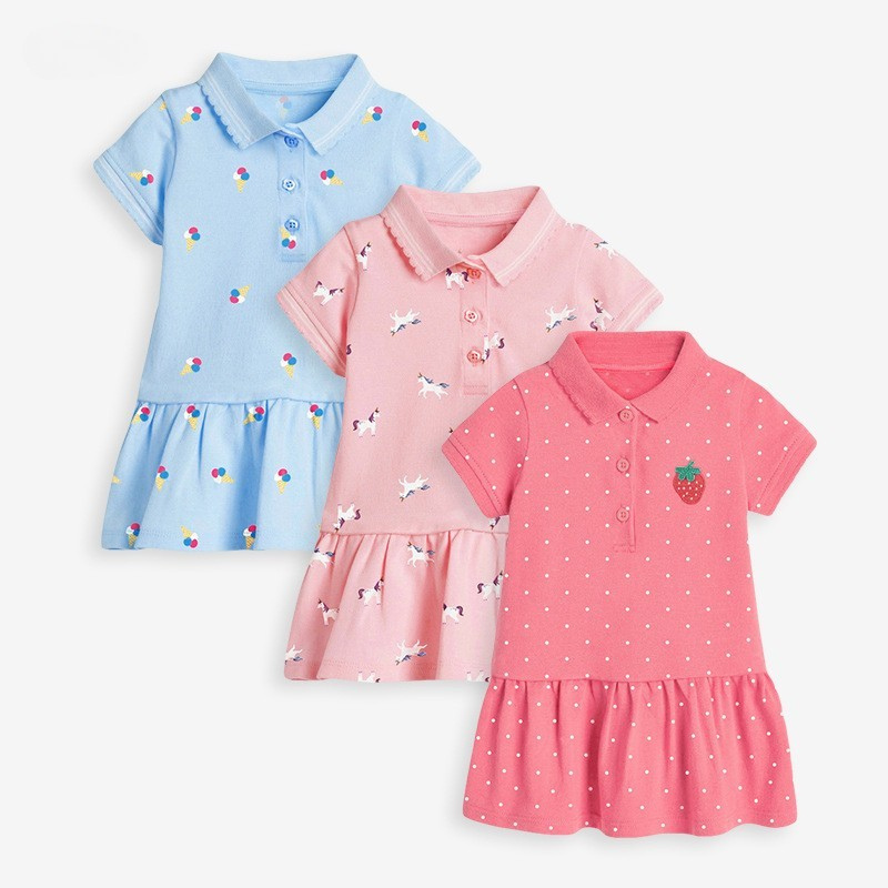 Toddler & Kids Playful Polo Skirt Dress for Girls
